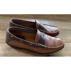 Johnston & Murphy McGuffey Penny Loafer Mens 9M Minimalist Preppy